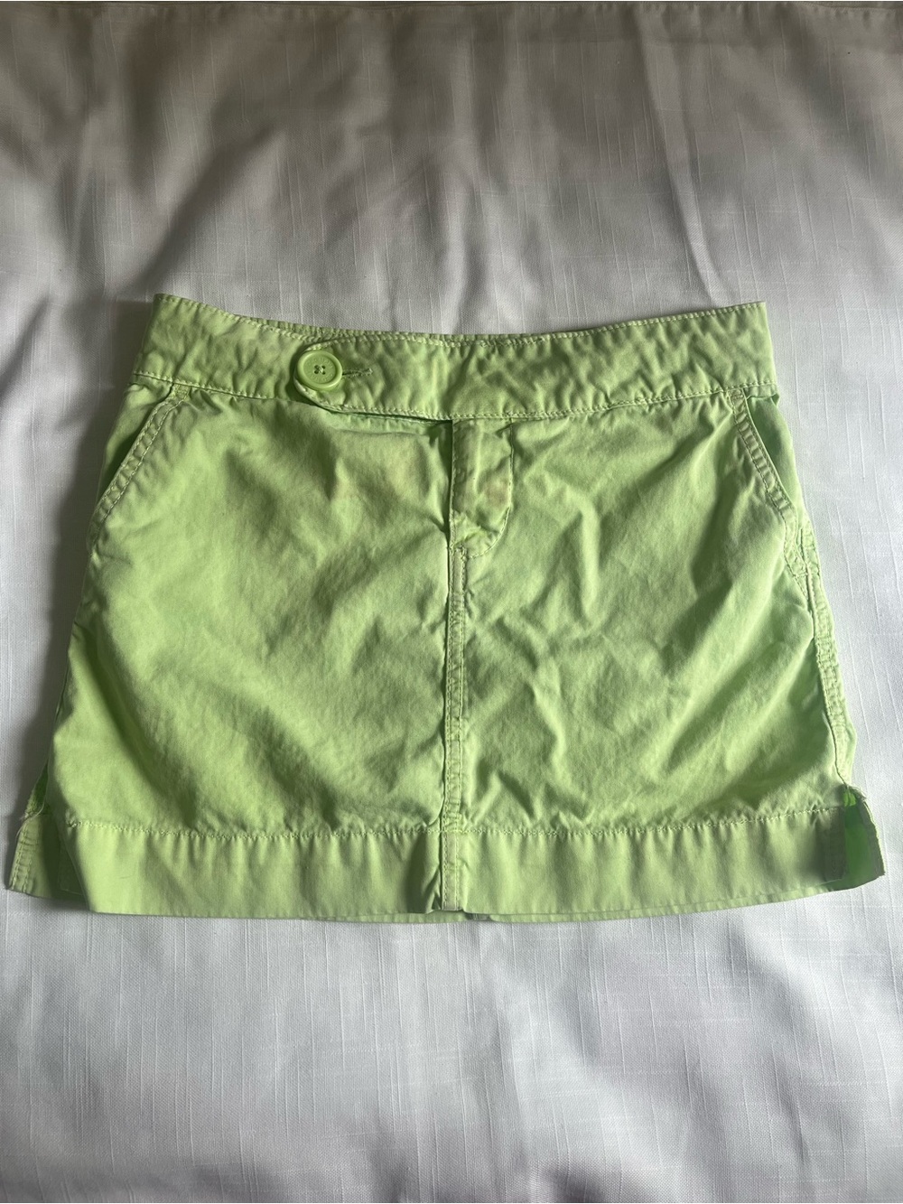 Vintage Old Navy Green Mini Skirt